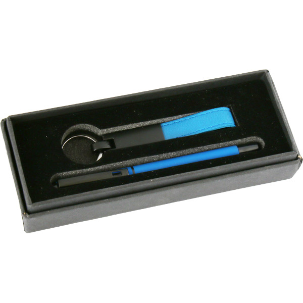 Kişiye Özel Roller Kalem Ve Anahtarlık 2'Li Set - Lacivert