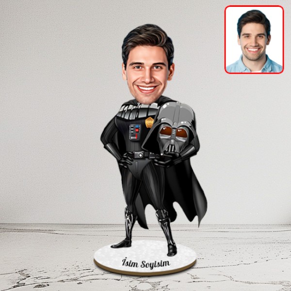 Kişiye Özel Kara Lord Karikatür Biblo - Görsel 1