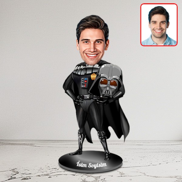 Kişiye Özel Kara Lord Karikatür Biblo - Görsel 2