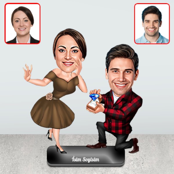 Kişiye Özel Evlenme Teklifi Biblosu - Görsel 2