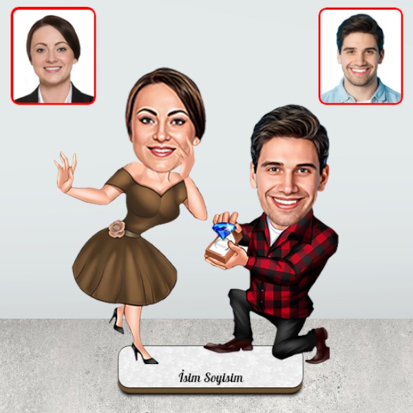 Kişiye Özel Evlenme Teklifi Biblosu - Görsel 1