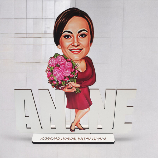 Kişiye Özel Ahşap Anneler Günü Biblosu - Görsel 2