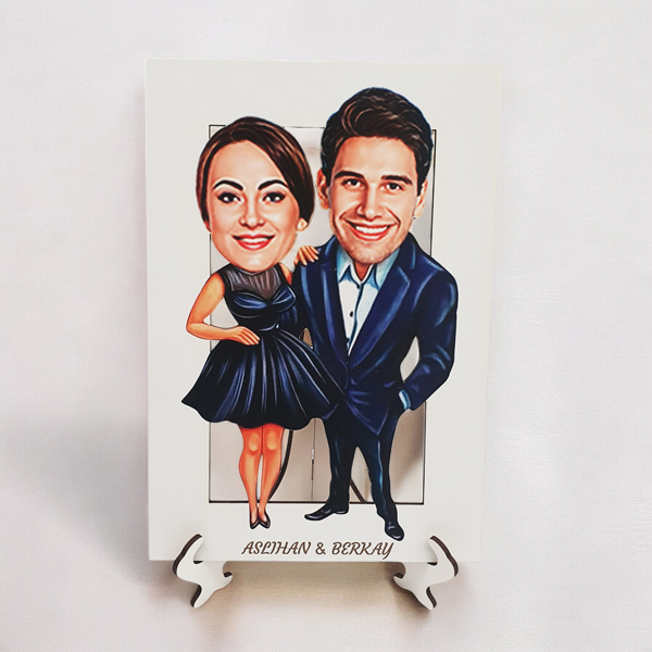 Kişiye Özel Ahşap Sevgililer Günü Biblosu - Görsel 2