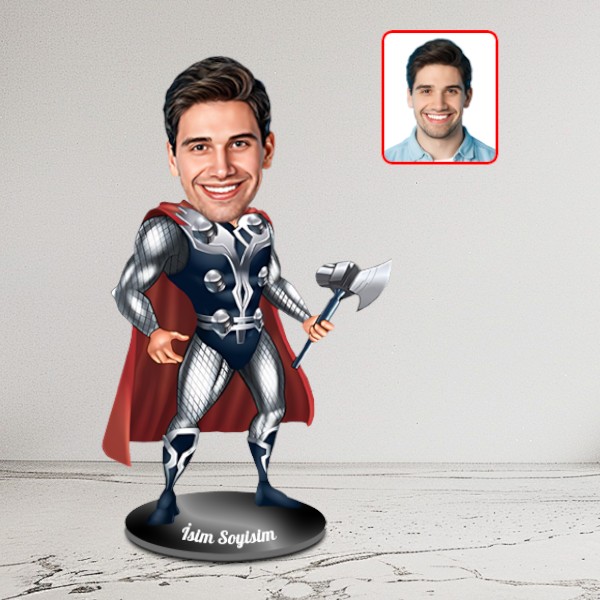 Kişiye Özel Savaşçı Karikatür Biblo - Görsel 2