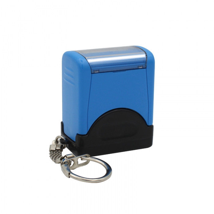 Anahtarlıklı Kapaklı Mini Boy Kaşe Mavi görsel