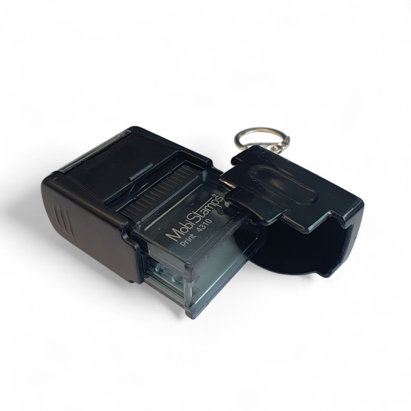 Anahtarlıklı Kapaklı Mini Boy Kaşe Siyah görsel