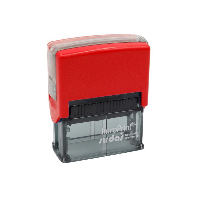 İntro Print 38*14 Mm Küçük Boy Kırmızı Kaşe görsel