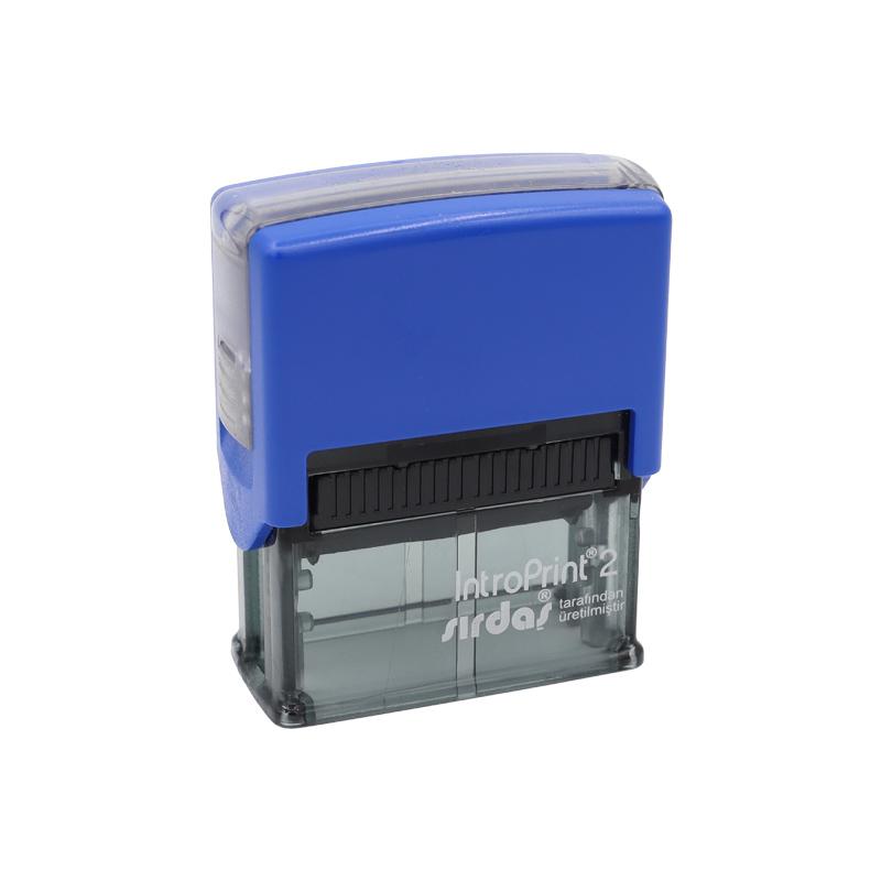 İntro Print 46*17 Mm Orta Boy Mavi Kaşe