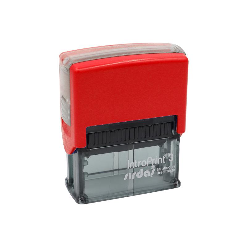 İntro Print 58*22 Mm Büyük Boy Kırmızı Kaşe