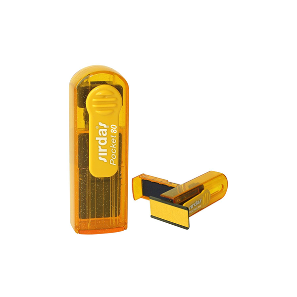 Sırdaş Pocket 80 Şeffaf Turuncu Simli Gövde Cep Kaşesi görsel