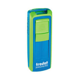 Trodat Pocket Printy Cep Kaşe 9511 | Yeşil-Mavi görsel