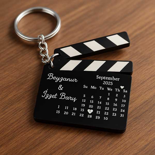 Kişiye Özel Klaket Anahtarlık