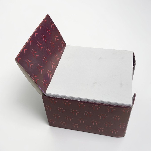 Ofis Küpnot 8X8 Cm - Bordo görsel