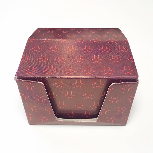 Ofis Küpnot 8X8 Cm - Bordo görsel