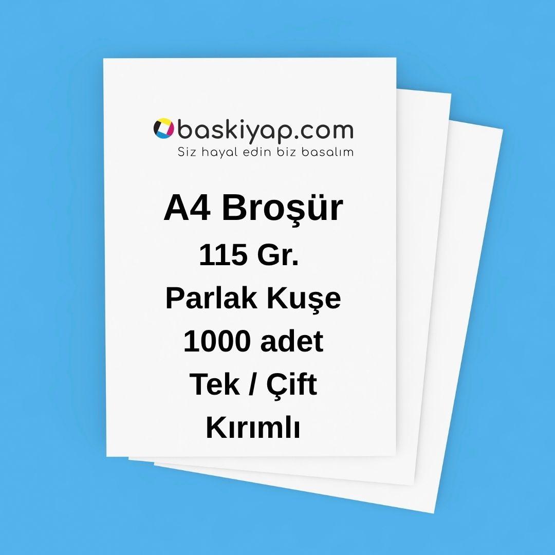 A4 Broşür Baskı görsel