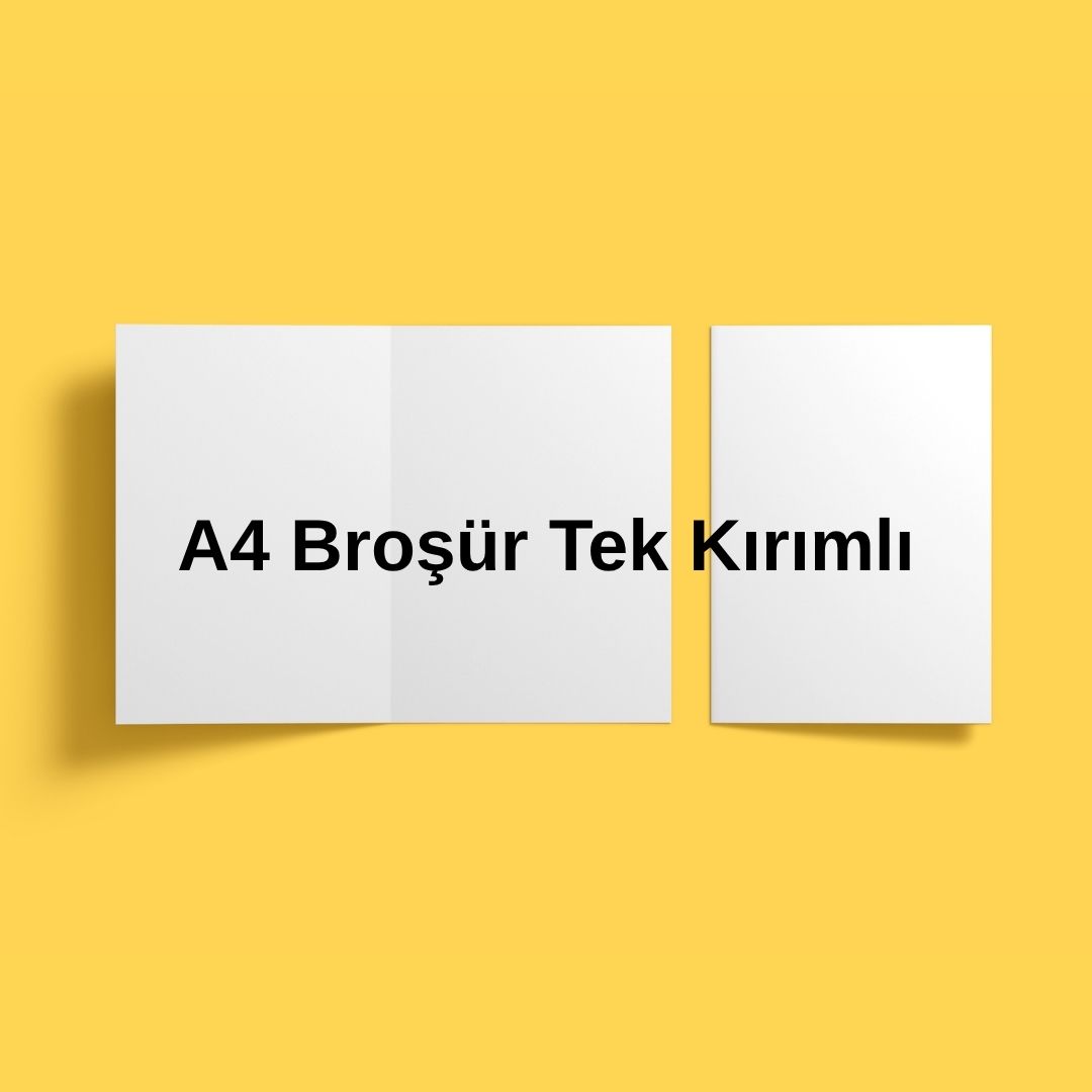 A4 Broşür Baskı görsel