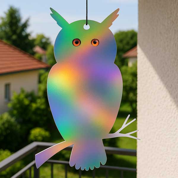 Kuş Kovucu Hologramlı Kuş Kovar Baykuş görsel