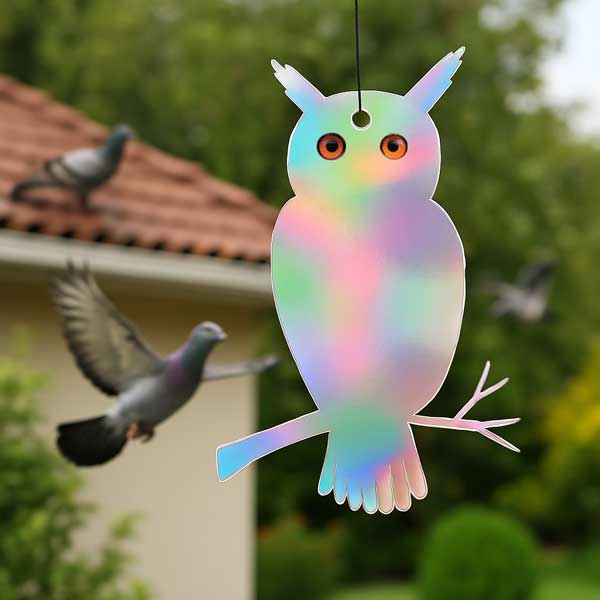 Kuş Kovucu Hologramlı Kuş Kovar Baykuş görsel