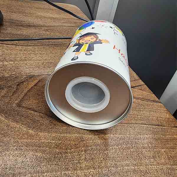 Kişiye Özel Baskılı Çok Kullanımlık Metal Kumbara