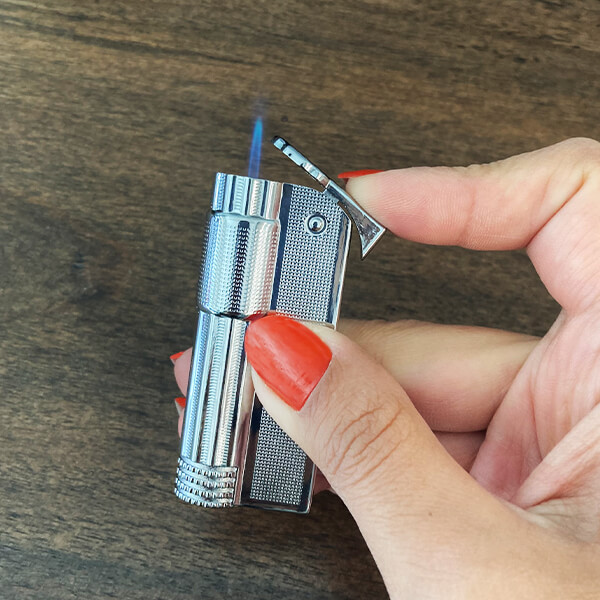 Gümüş Renkli İsim Yazılı Muhtar Çakmak - Gazlı görsel