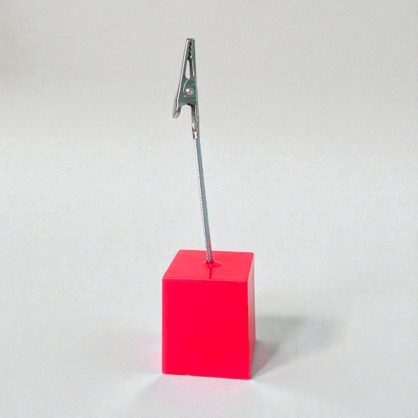 Kişiye Özel Baskılı Timsah Ağızlı Not Tutucu - Pembe