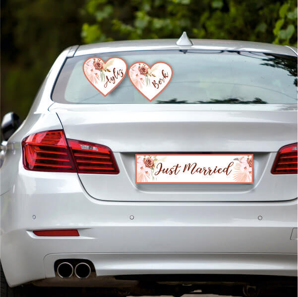 Kişiye Özel Plaka Ve Cam Yazı Seti