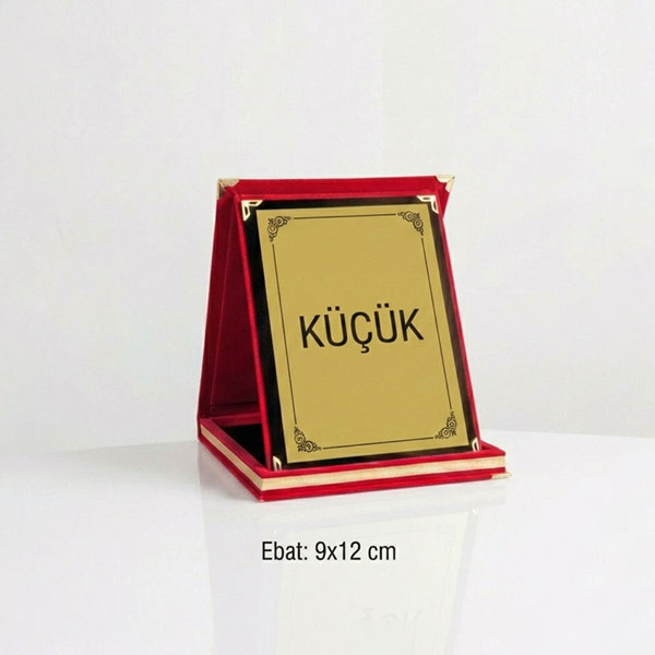 Küçük Boy Kişiye Özel Albüm Plaket 9X12 Cm görsel