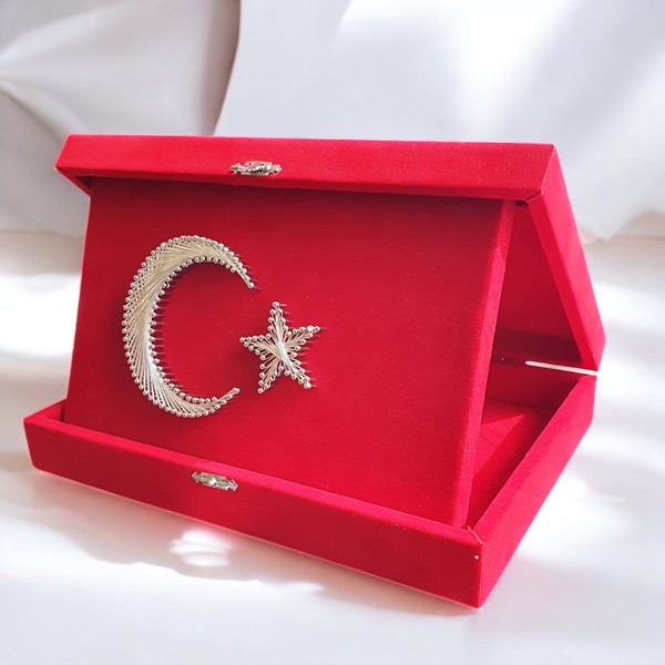 Ayyıldız Filografi Türk Bayrağı Plaket Küçük Boy görsel