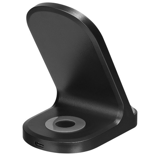 S-Link Sl-Cw05 Mobil Telefon Uyumlu 15W Led Logo Prm Siyah Kablosuz Şarj Cihazı görsel