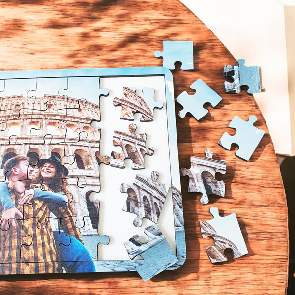 Kişiye Özel Baskılı Ahşap Puzzle görsel
