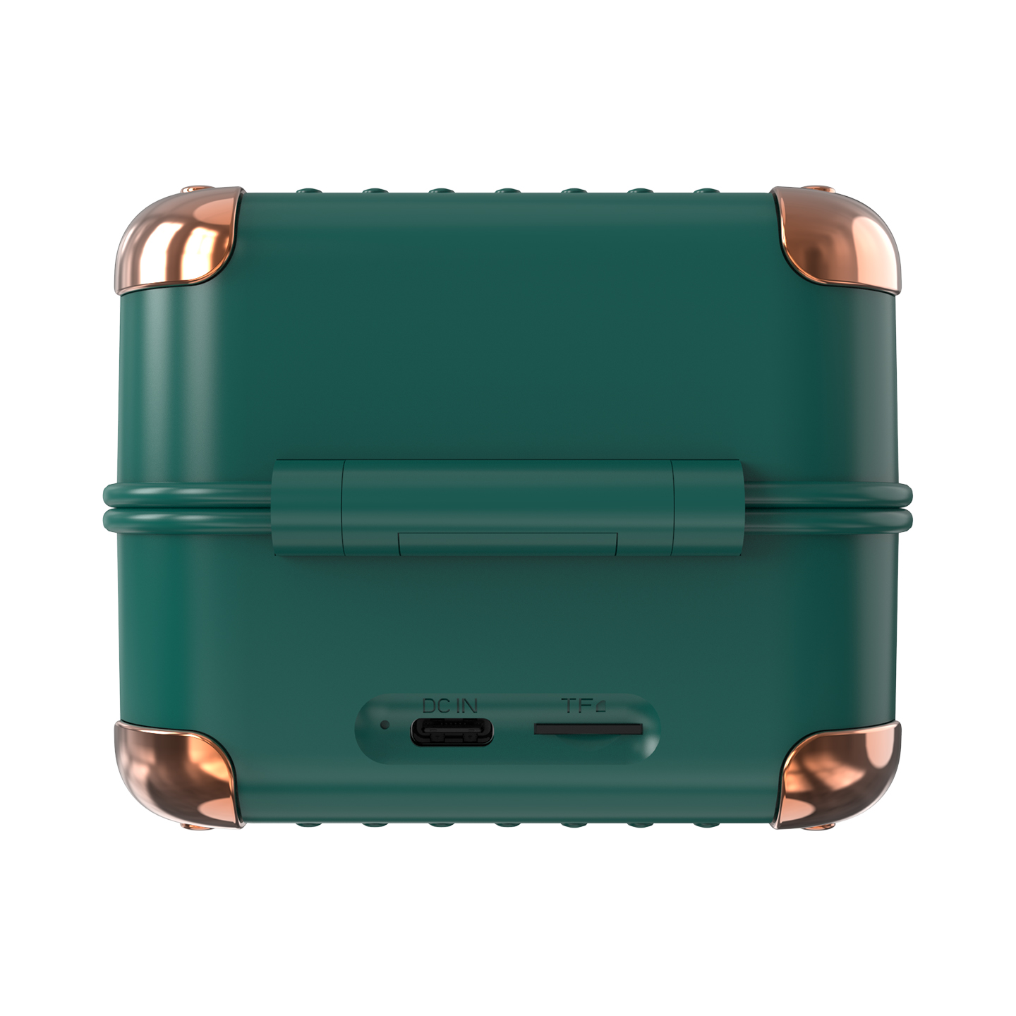 Mikado Md-62Bt 5W 1200Mah Yeşil Tf Kart + Bluetooth Destekli Klasik Retro Müzik Kutusu görsel