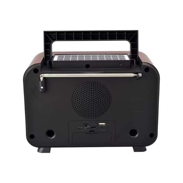 Şömine Efektli Everton Rt-754 Usb Mp3 Çalar Solar Şarjlı Bluetooth Radyo görsel