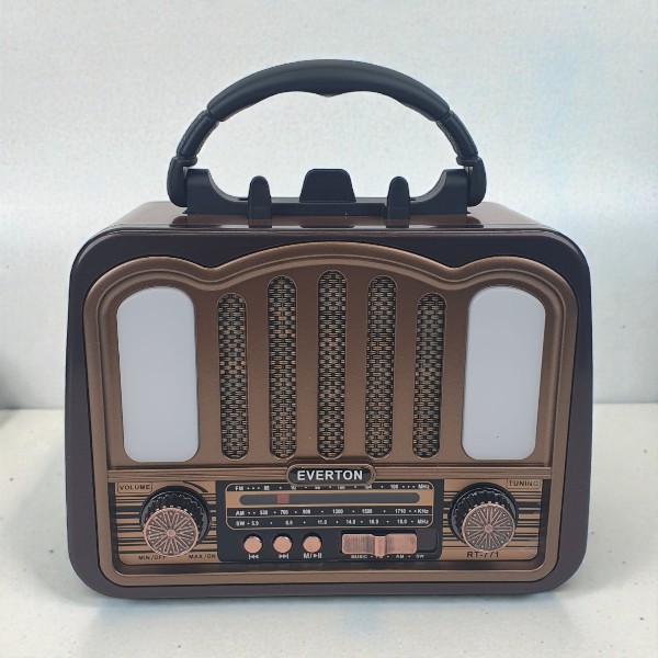 Everton Rt-771 Şarjlı Taşınabilir Nostaljik Radyo görsel