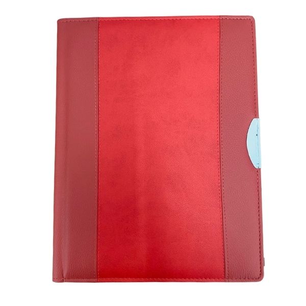 Kişiye Özel Baskılı Hesap Makinalı Kırmızı Sekreterlik - Görsel 1