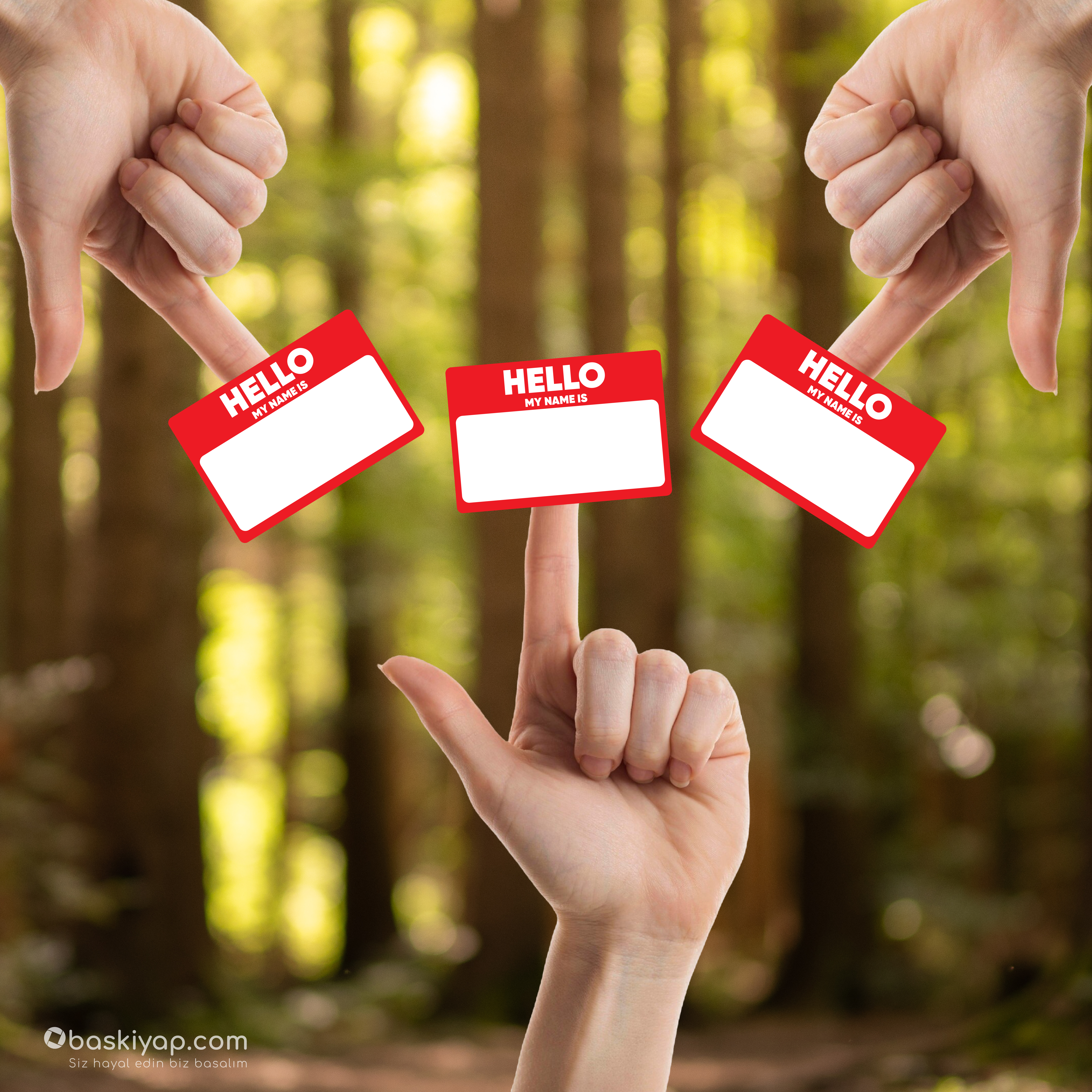 Özel Kesim Kuşe Etiket / Sticker görsel