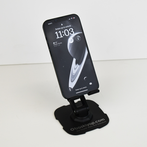 Kişiye Özel Metal Lazer Kazıma Telefon Tutacağı - Görsel 2