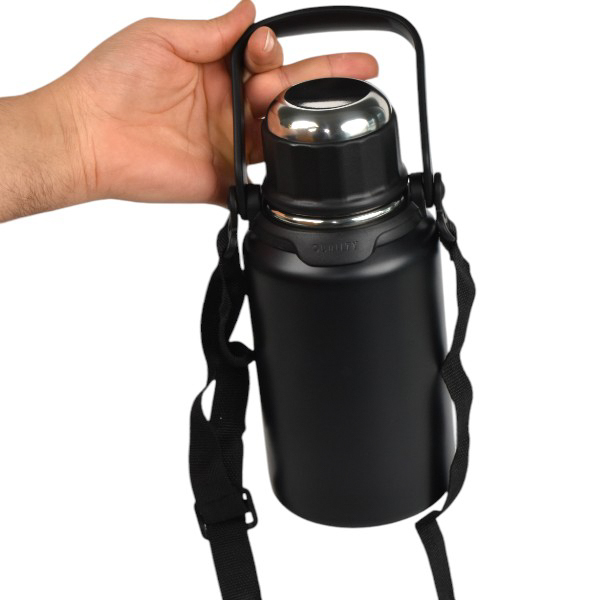 Paslanmaz Çelik Siyah İsme Özel Termos 500 Ml - Görsel 5