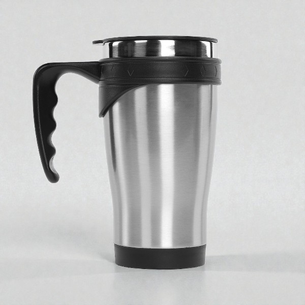 S-Link Gümüş 470Ml Paslanmaz Çelik Kupa görsel