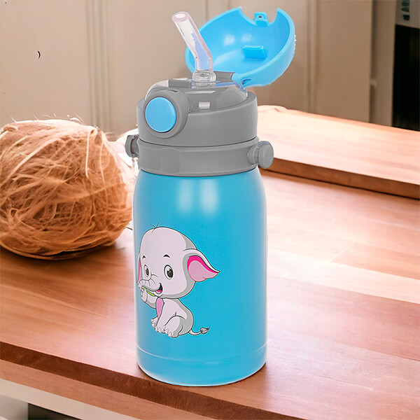 Paslanmaz Çelik Mavi Çocuk Termos 300Ml