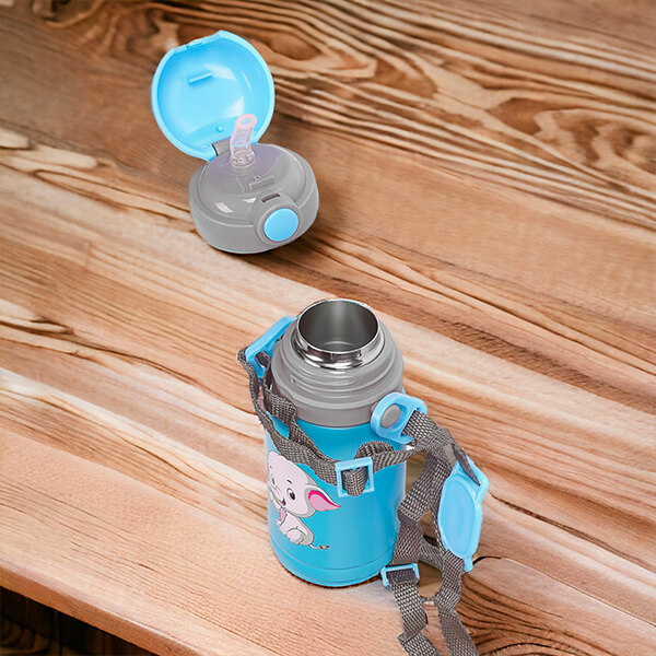 Paslanmaz Çelik Mavi Çocuk Termos 300Ml