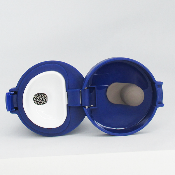 Vakumlu Premium Mavi Çelik Termos 380Ml görsel