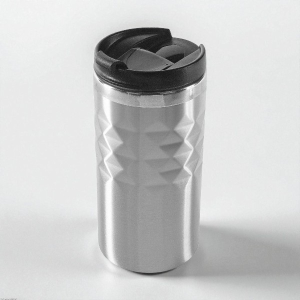 Kişiye Özel Paslanmaz Çelik Termos Kupa Bardak 300 Ml Gümüş - Görsel 1