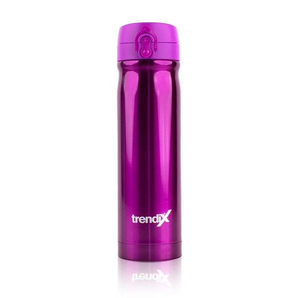 Trendix Çelik İçli Termos Matara 500Ml Neon Mor
