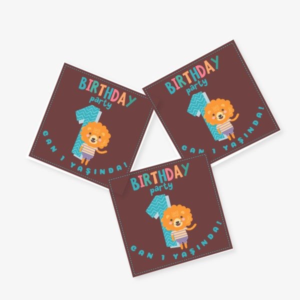 1 Yaşında online tasarla