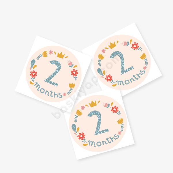 2 Ay Tasarım Sticker online tasarla