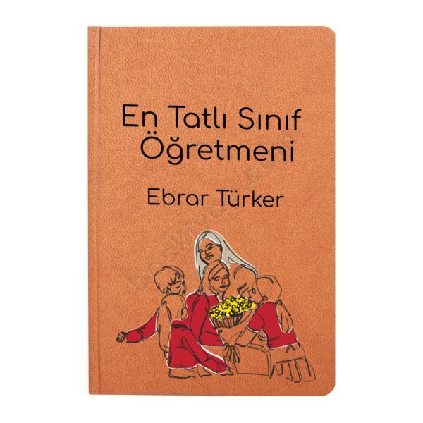 2026 Sınıf Öğretmeni Tasarımlı 17X24Cm Taba Ajanda online tasarla