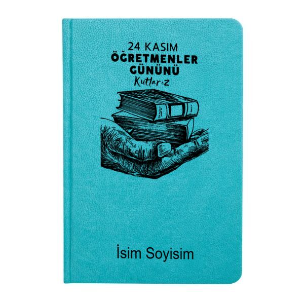 2026 Tarihli Ajanda Turkuaz 17X24 Cm Kendin Tasarla | 16012 online tasarla