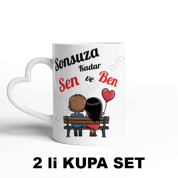 Sevgililer Günü Kupa Set online tasarla