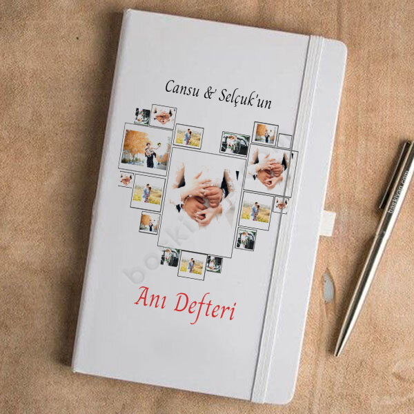 Sevgililer Gününe Özel Anı Defteri Tasarımı online tasarla