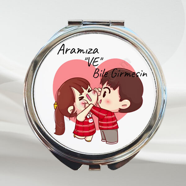 14 Şubat Sevgililer Gününe Özel Makyaj Aynası online tasarla